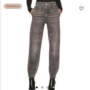 Rag and Bone sweatpant jeans Miramar Cotton Denim High Rise Ankle Jogger Pants